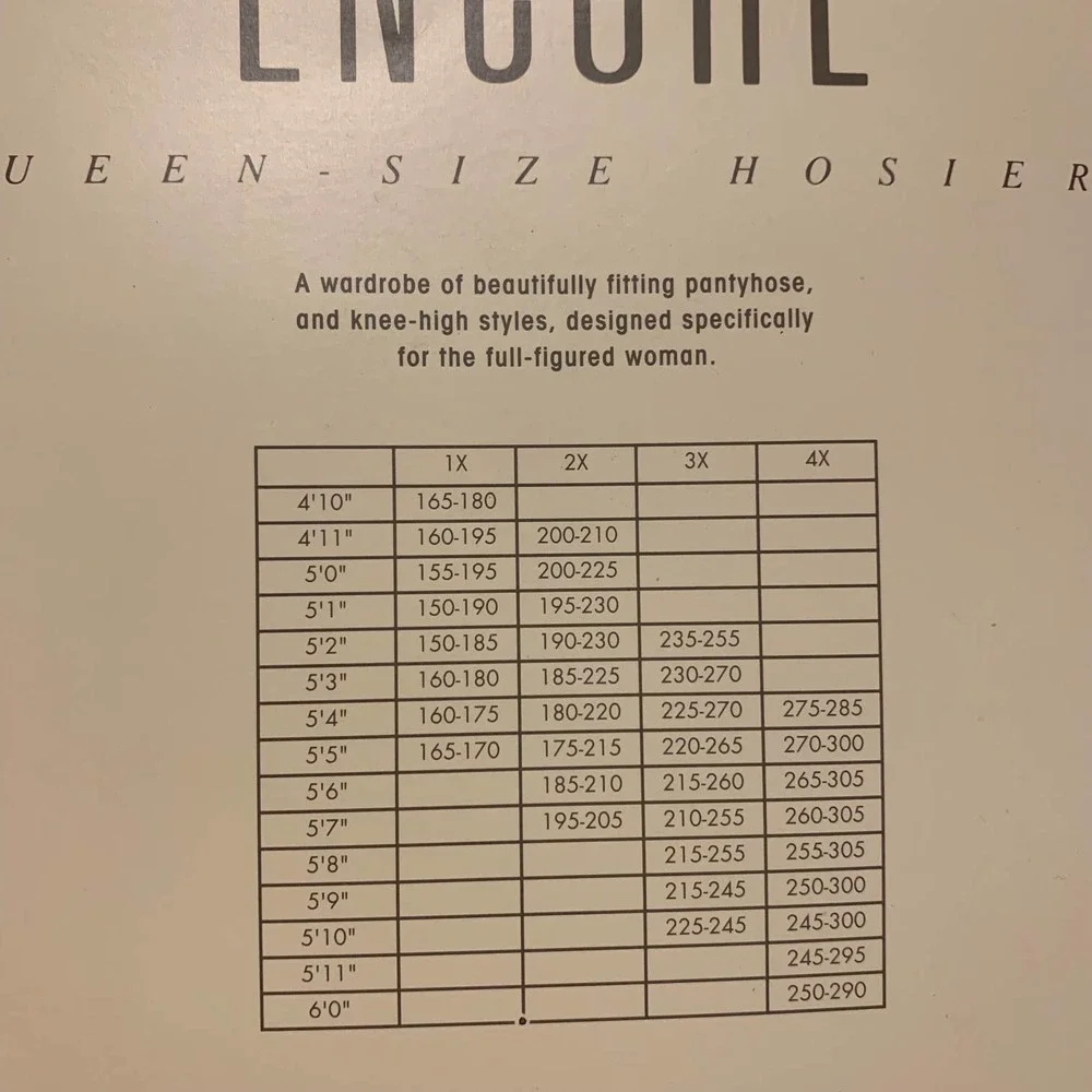 Vintage Nordstrom‎ Encore Pantyhose Style #11303 Size 2X NIB